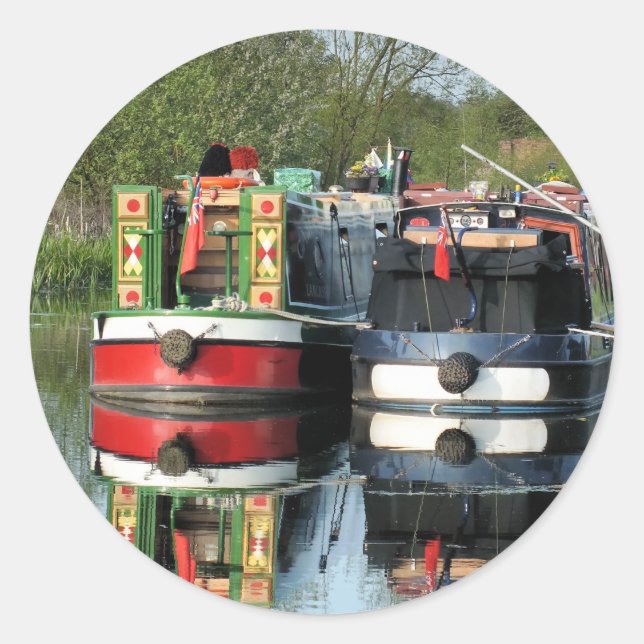 CANALS CLASSIC ROUND STICKER (Front)