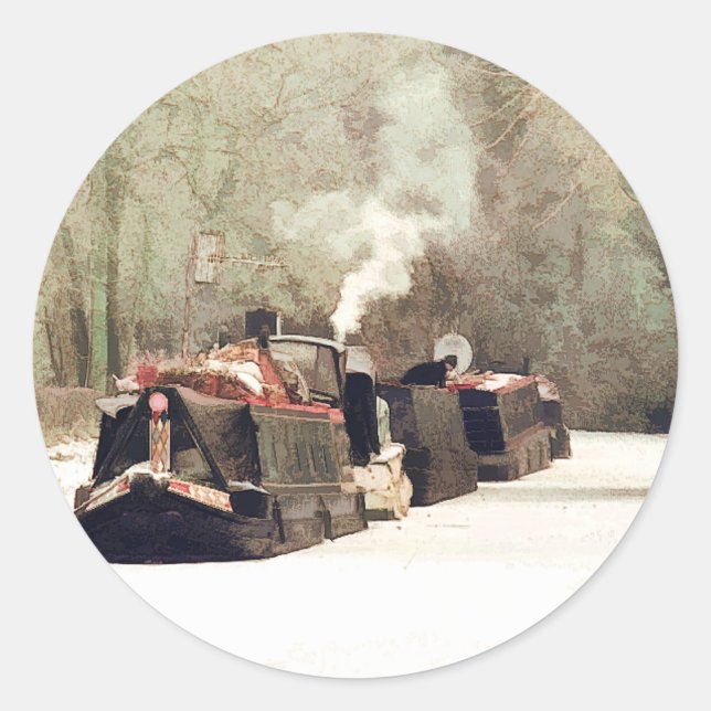 CANALS CLASSIC ROUND STICKER (Front)