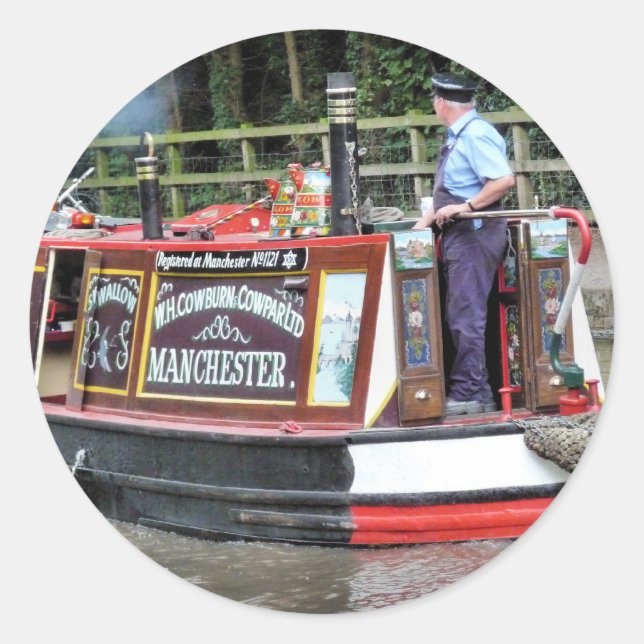 CANALS CLASSIC ROUND STICKER (Front)