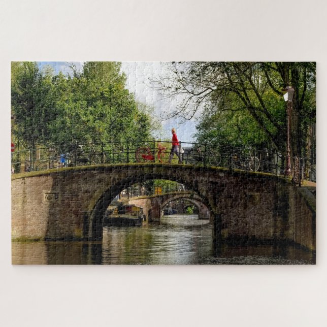 Canals of Amsterdam. Jigsaw Puzzle (Horizontal)