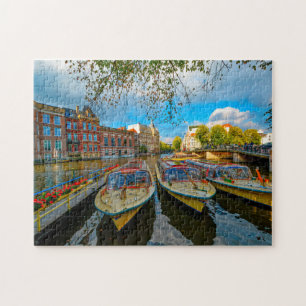 Canals of Amsterdam. Jigsaw Puzzle