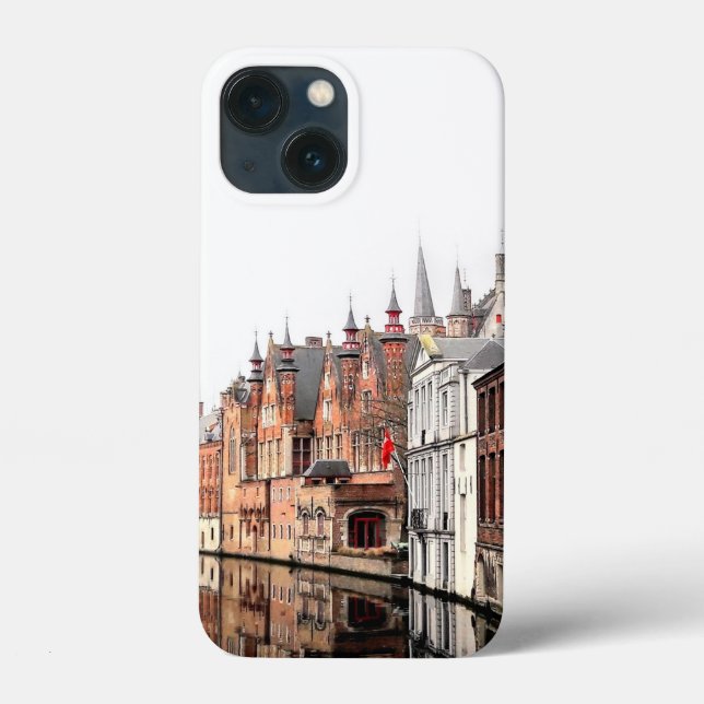 Canals of Bruges. Case-Mate iPhone Case (Back)