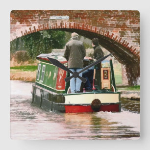 CANALS SQUARE WALL CLOCK