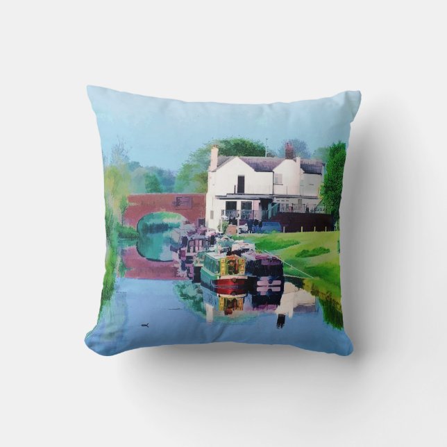 CANALS THROW PILLOW (Front)