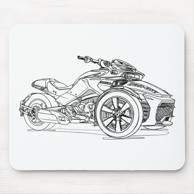 CanAm Spyder F3S 2017 Mouse Pad (Front)