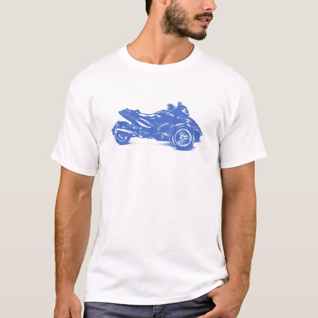 CanAm Spyder RS 2010 streaked T-Shirt (Front)
