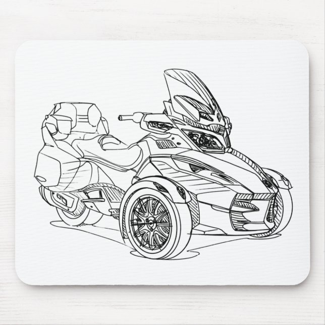 CanAm Spyder RT 2013 Mouse Pad (Front)