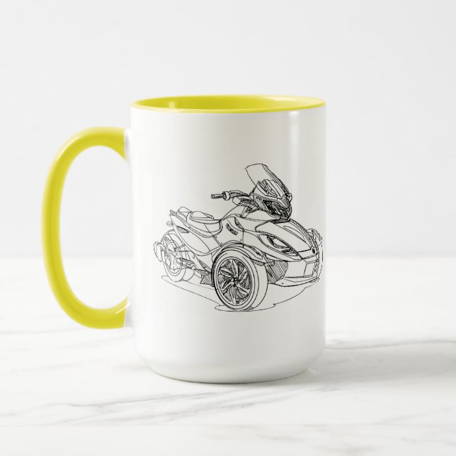 CanAm Spyder STS 2013 Mug (Left)
