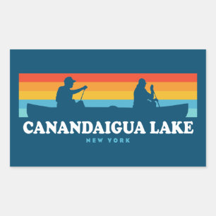 Canandaigua Lake New York Canoe Sticker