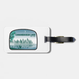 Canandaigua Lake New York Deer Luggage Tag