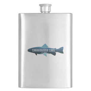Canandaigua Lake New York Fish Hip Flask
