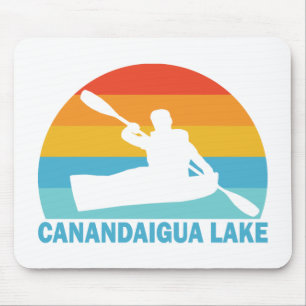 Canandaigua Lake New York Kayak Mouse Pad