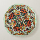 Canapé Coussin de sol Mandala Adinkra - Vert Lt