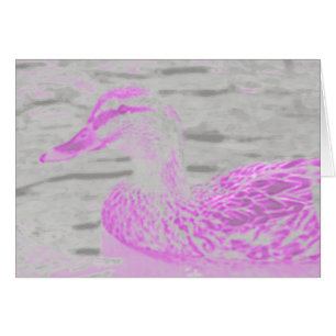 Canard au néon de lueur