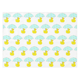 Canard baby shower En Caoutchouc Avec Nappe À Para