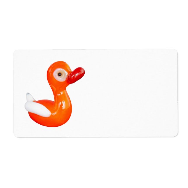 Canard baby shower orange (Devant)