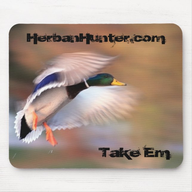 Canard chassant le tapis de souris de Mallard (Devant)