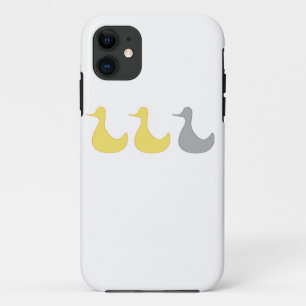 canard de gris de canard de canard de coque iphone