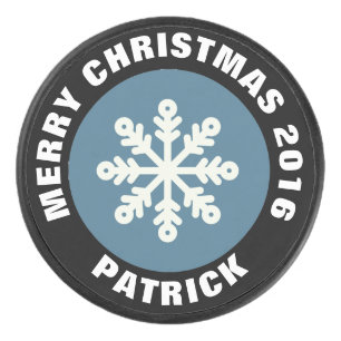 Canard de hockey de Noël