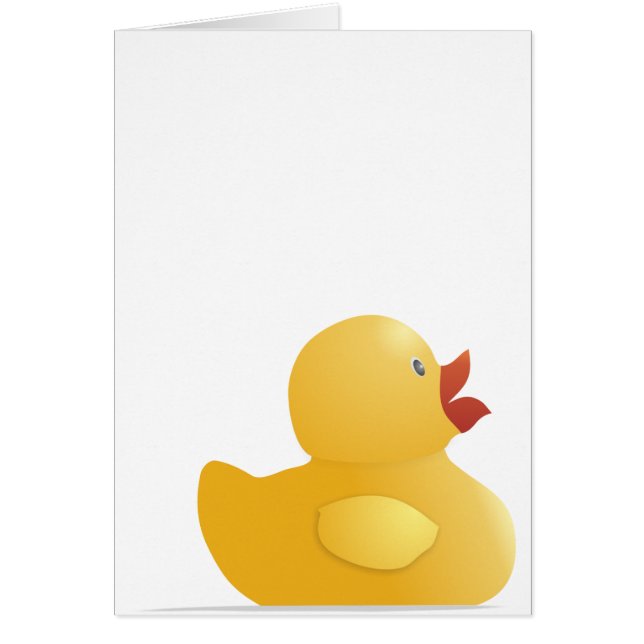Canard en caoutchouc jaune (Devant)