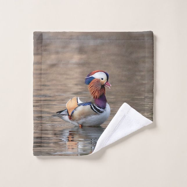 Canard mandarin (Gant de toilette)