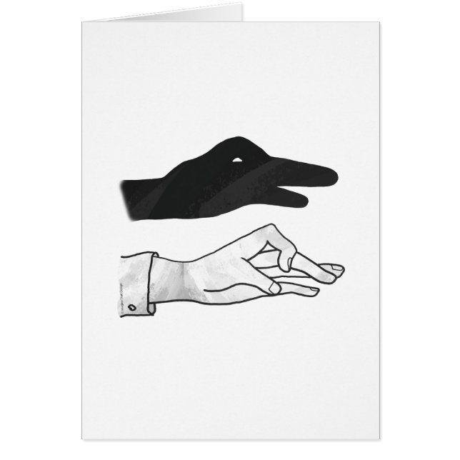 Canard Silhouette main (Devant)