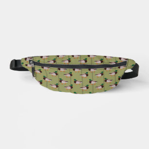 Canards colverts aux rayures vertes d'olive