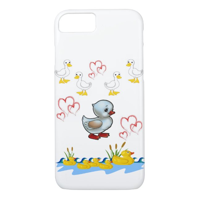 Canards de la Saint-Valentin coque iphone (Dos)