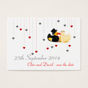 Canards de mariage 3 ... Sauvegarder la date