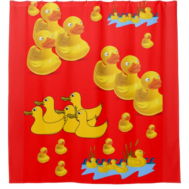 Canards de rideau de douche (Devant)