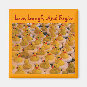 Canards en caoutchouc jaune Magnet de devis inspir