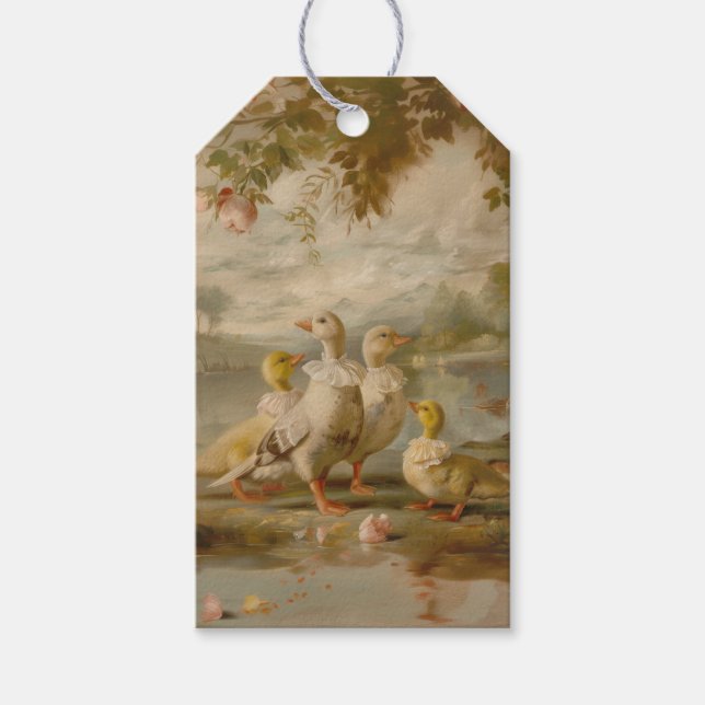 Canards - Étiquettes cadeaux (Devant)