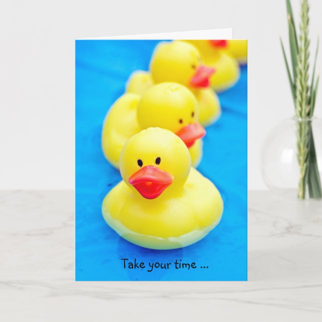Canards jaunes pour carte de récupération rapide (Devant)