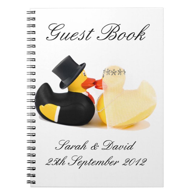 canards mariages 3 ... carnet livre d'or (Devant)