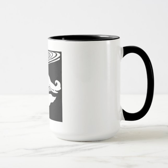 Canards Victoriens Coupés De Bois Sur Mug (Droite)