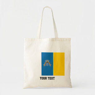 Canarian flag tote bag