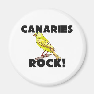 Canaries Rock Magnet