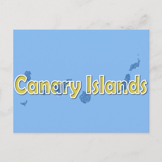 Canary Islands Postcard (Front)