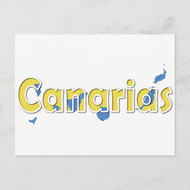 Canary Islands Postcard (Front)