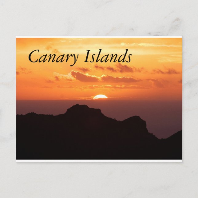 Canary Islands Postcard (Front)