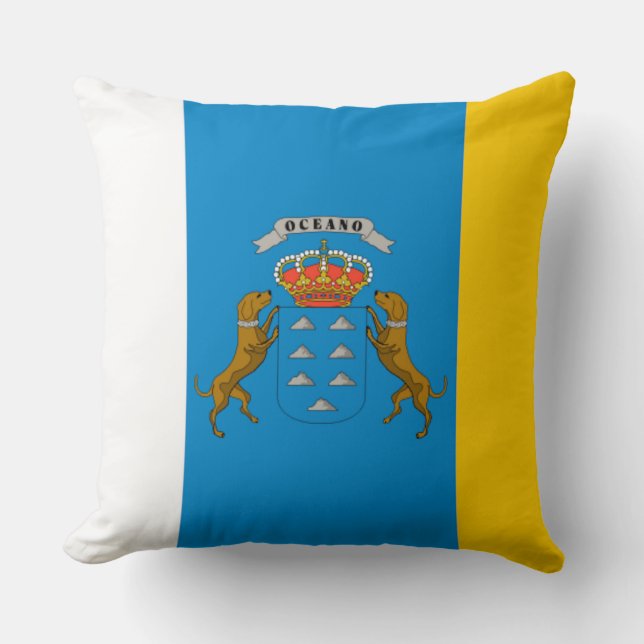Canary Islands Spain Throw Pillow (Front)