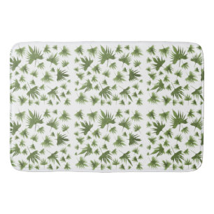 Canary Vine Leaves Bath Mat