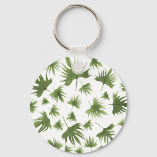 Canary Vine Leaves Keychain