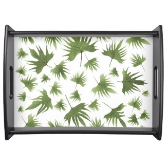 Canary Vine Leaves Serving Tray