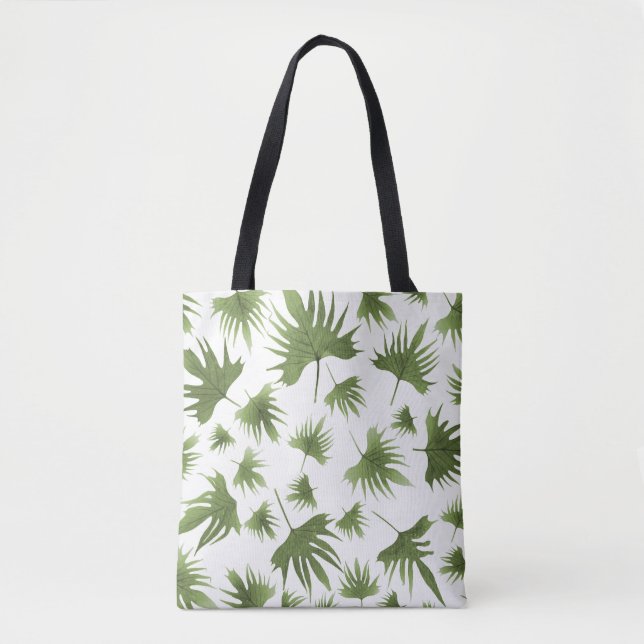 Canary Vine Leaves Tote Bag (Front)