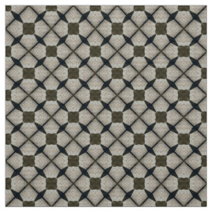 Canary Yellow and Dark Brown Upholstery Fabric