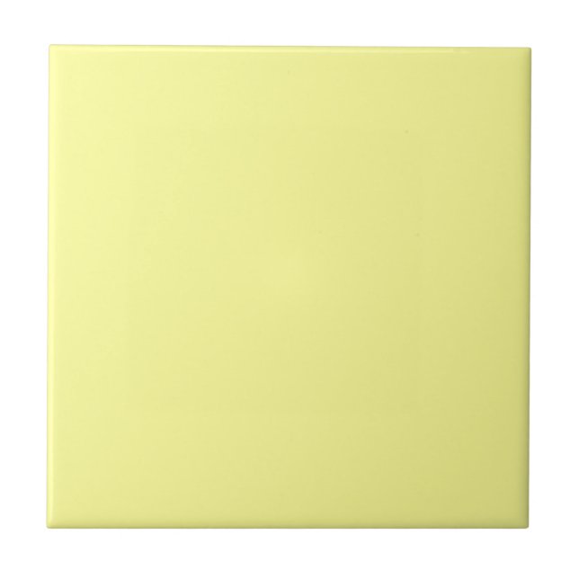 Canary Yellow Ceramic Tile (Front)