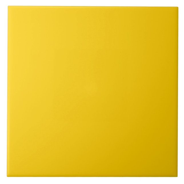 Canary Yellow Colour Tile (Front)