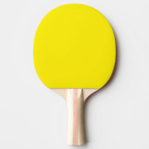 Canary Yellow Solid Colour Ping Pong Paddle
