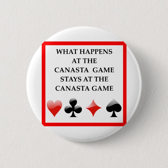 CANASTA 2 INCH ROUND BUTTON (Front)